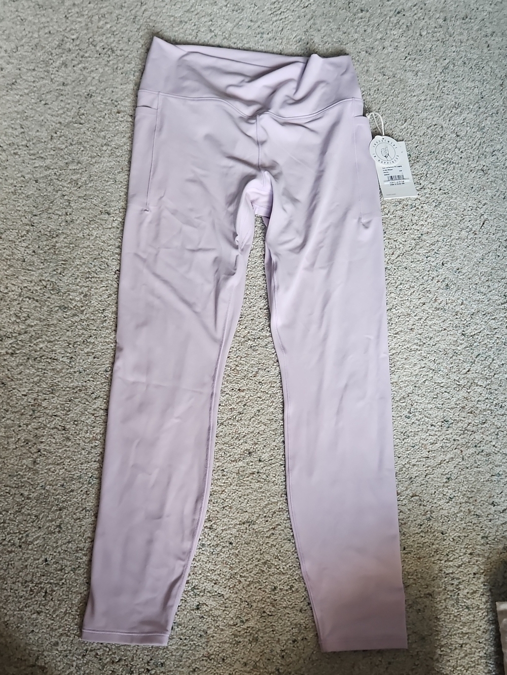 Vuori Girls' Pale Pink Active Leggings